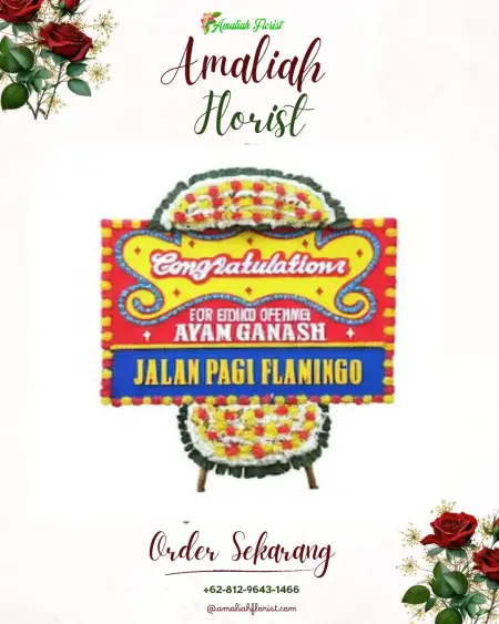 Sewa Papan Bunga Heartline Center Tangerang